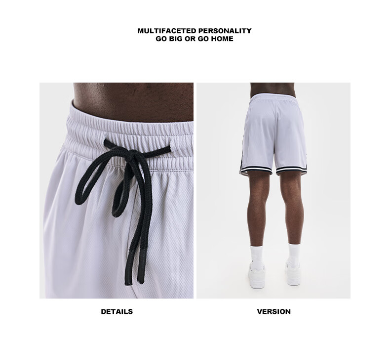 RIGORER Men's Sports Shorts, American Basketball Knee-Length Shorts, Summer Training Breathable Casual Sports Pants 22