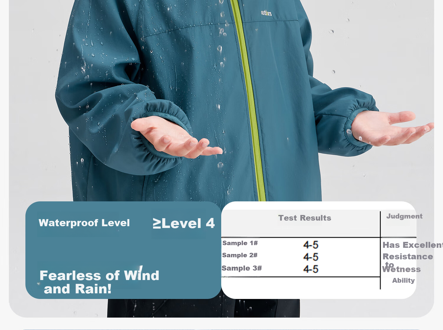 Zuoxi Boys' Fleece-Lined Jacket, 2026 New Children's Softshell Outerwear, Fleece Integrated Top, Gray, Size 160 5
