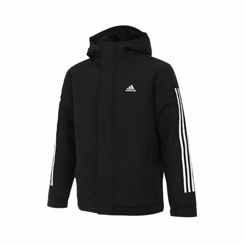 Adidas Men's Casual Three-Stripe Cotton Jacket IX8884 Size L 2