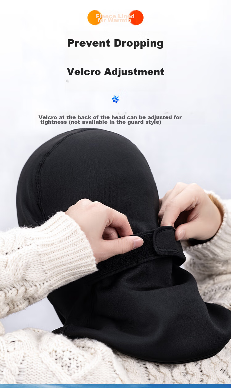 Move Iron Autumn And Winter Fleece Warm Head Cover for Electric Scooters, Motorcycles, Bicycles, Outdoor Cycling Windproof And Warm Riding Cap 5