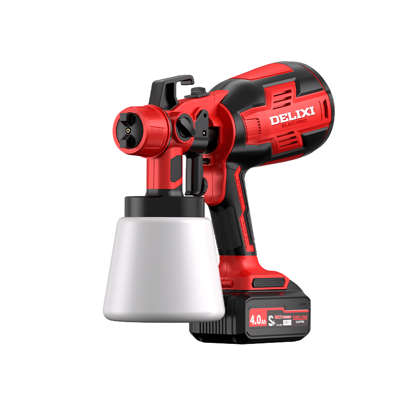 Delixi Electric 21V Electric Paint Sprayer Latex Paint Machine Oil Paint High Atomization 4.0 Single Battery Set