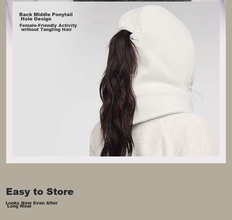 Beneunder Winter Hat for Men And Women, Autumn And Winter Lei Feng Hat, Warm Face Mask, Balaclava, Ear Protection against Cold WD010 17