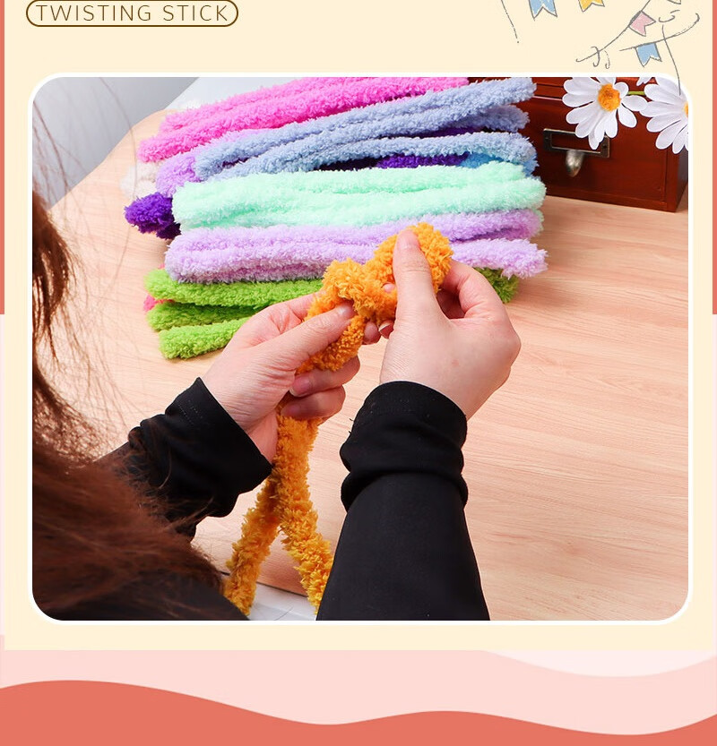 Xubeile Plush Stuffed Animal, Thickened Fleece, Twisted Dog Toy, DIY Craft Kit, Gift for Girls And Children, Decorative Item 4