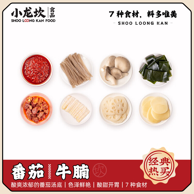 小龙坎自热火锅露营方便速食番茄牛腩360g 懒人自煮自助即食小火锅