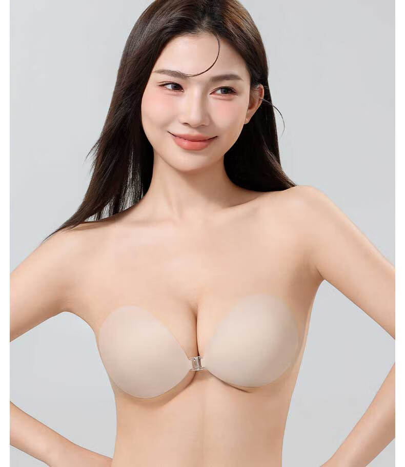 LangSha Ultra-Thin Invisible Seamless Push-Up Bra for Women, Wireless, Anti-Slip, Side Support, No Show, No Bulge 9