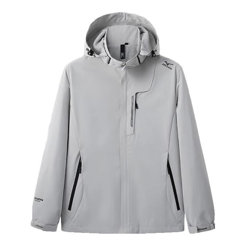 Mizuno Outdoor Casual Jacket for Men And Women, Spring And Autumn Lightweight Windproof Waterproof Couple's Coat RTA2CC3103