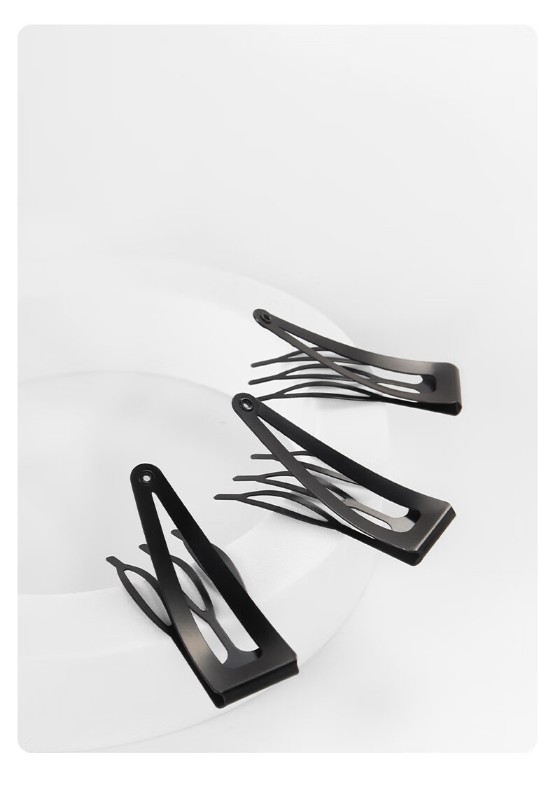 M2KA Hair Comb Clip for Women BB Clip Hairpin Hair Styling New Side Bang Hair Clip Black 6 Pieces 7