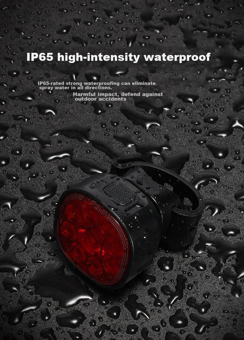 Bicycle Light, Cycling Equipment, Front And Rear Lights, Mountain Bike Night Riding Safety Warning Light, Waterproof USB Rechargeable High-Brightness Flashlight, Road Bike Tail Light 6