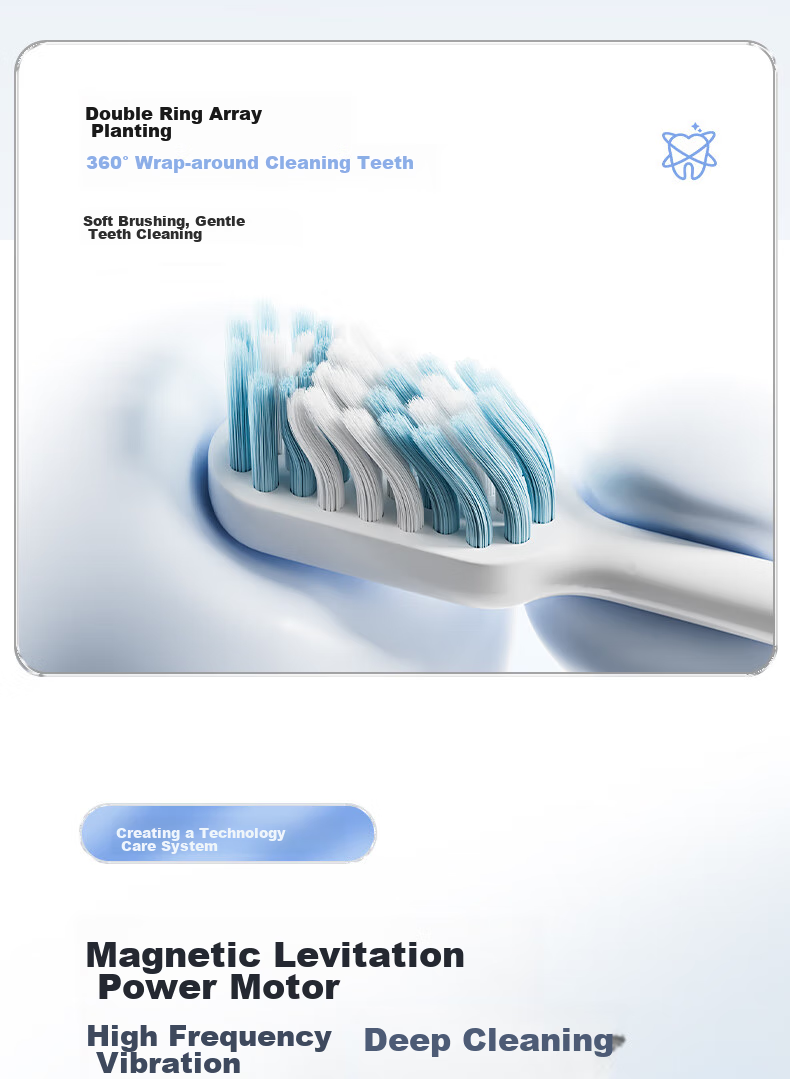 Panasonic Electric Toothbrush, Imported Soft Bristles, Antibacterial Cleaning, Only Needs to Be Recharged 4 Times in A Year, Adult Student Couple Style, New Year's Day Birthday Gift for Men And Women, DC031 Purple Subsidies 5