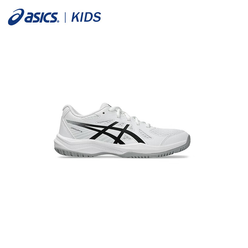 Asics Comfortable Breathable Children's Badminton Shoes Indoor Sports Shoes 1074A045-101 Size 35