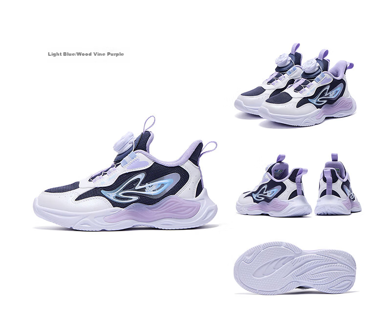 361° Children's Shoes Girls' Lightweight Soft Bouncy Sweet Playful Casual Sneakers for Fall 2025, Pink Size 27.5 35