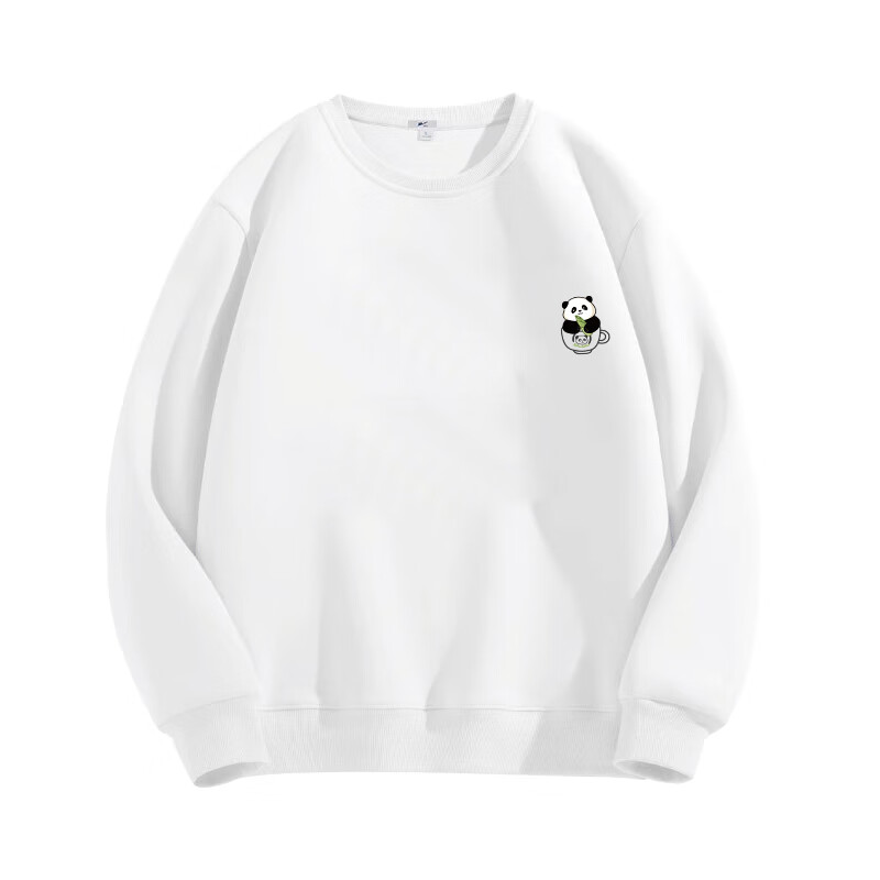 Baleno Ins Style Heavyweight Hoodie Men Autumn White Simple Loose Fit Large Size Crewneck Pullover Basic Trendy Sweatshirt