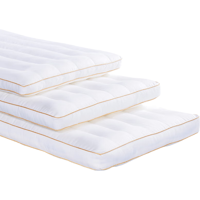 FUANNA Home Textile Pillow, Anti-Mite And Antibacterial, Washable Pillow Core, Low Pillow, Pure Cotton Fabric, Hotel Pillow Core, 70*45cm, M