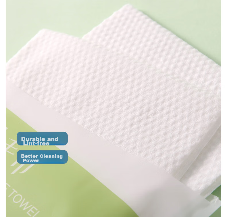 KING SHORE Disposable Towels, 20 Pack Face Towels for Travel Essentials, Pearl Pattern Thick Large Towels 30*50cm 10