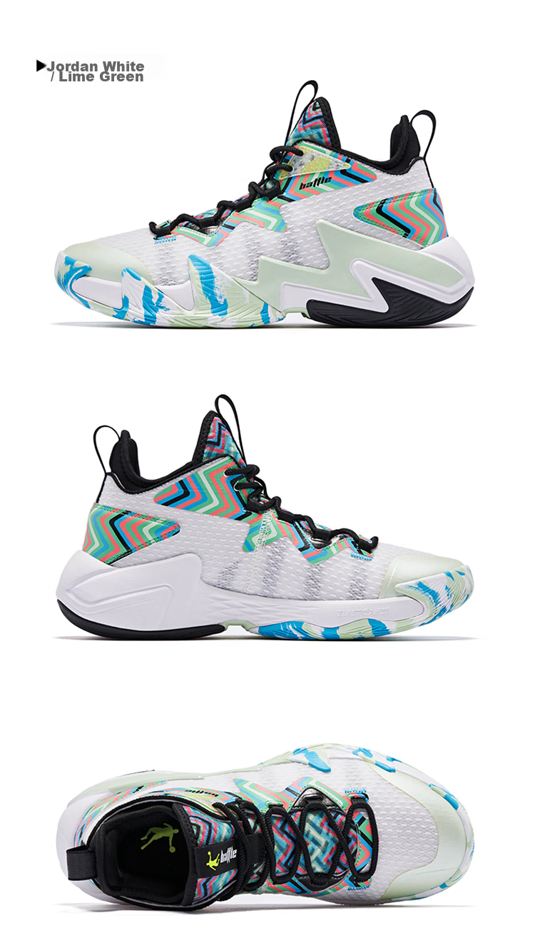 Jordan Basketball Shoes Men's Mesh Break Shadow 2 High-Top Durable Practical Student Sports Shoes 41