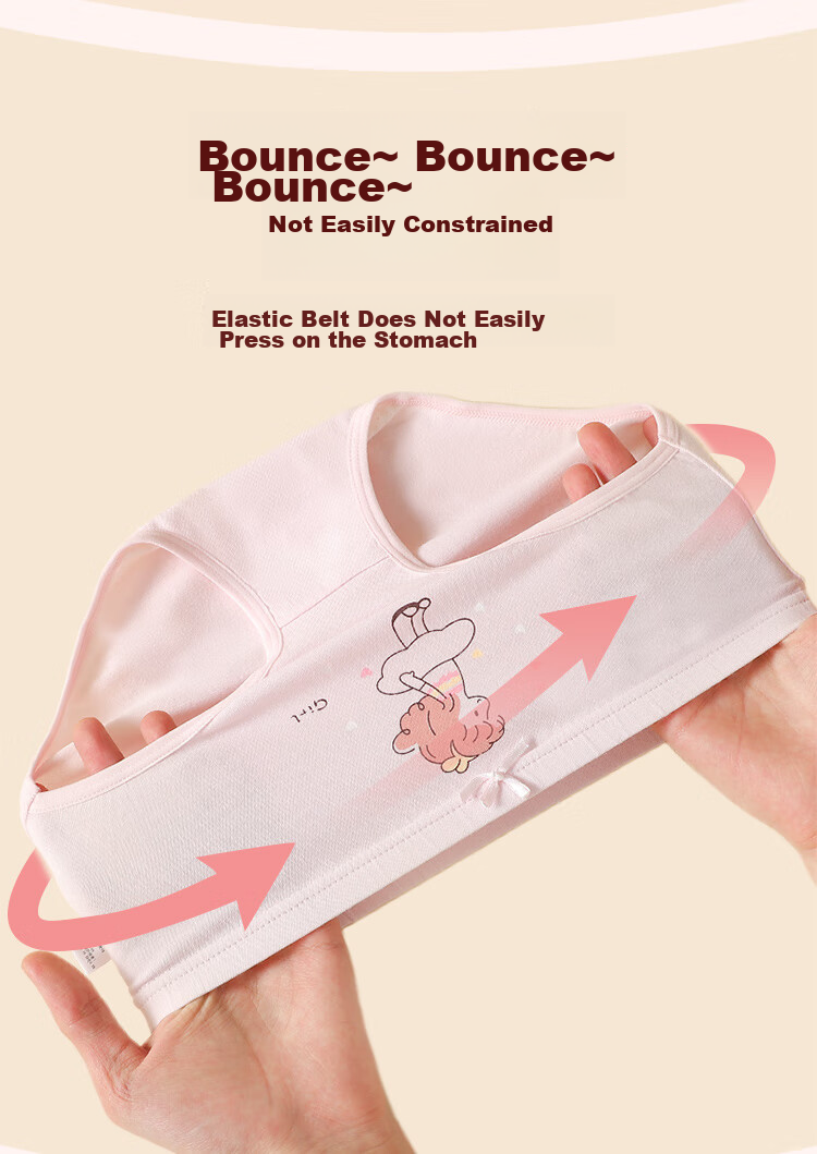 YUZHAOLIN Girls' Underwear, Triangle Panties for Toddlers And Children, No Wedgie, Cotton Shorts for Little Girls, Underpants 6