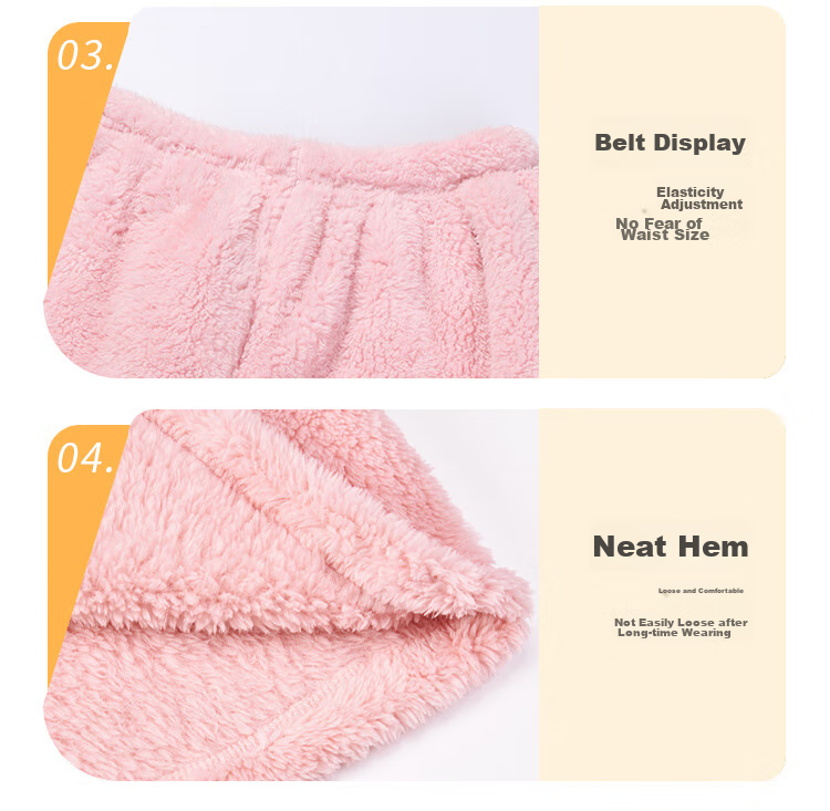 LangSha [Flannel] Children's Pajamas, Girls' Sleepwear, Autumn And Winter Thickened Warm Sleepwear, for Older Children And Teenage Girls, Home Wear Set 15