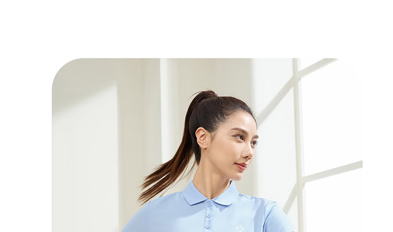 361° Women's Short-Sleeve T-Shirt, Summer New Style Quick-Dry Polo Shirt, Sports Running Loose Top, 662624112H-2 97