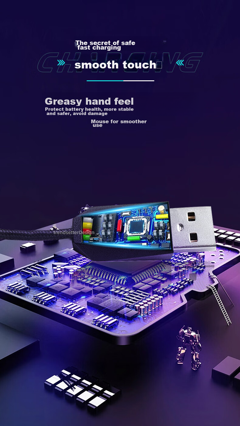 Chaofan Compatible with ASUS ROG Mouse, Keyboard, Headphones, Charging Cable, Zhanren 3, Yueren 2, Mo Ren X Long Shen ACE Fengxing GO Headphones, USB Connection Cable, Type-C Data Cable, 2 Meters 4