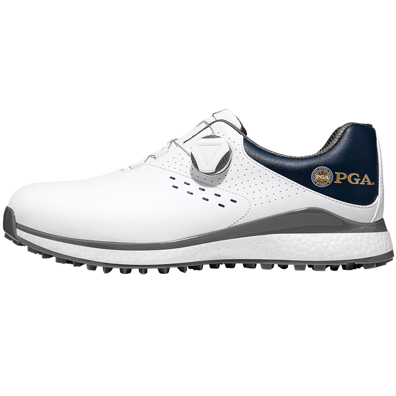PGA Men's Golf Shoes Popcorn Midsole Knob Lace Comfortable Sports Sneakers