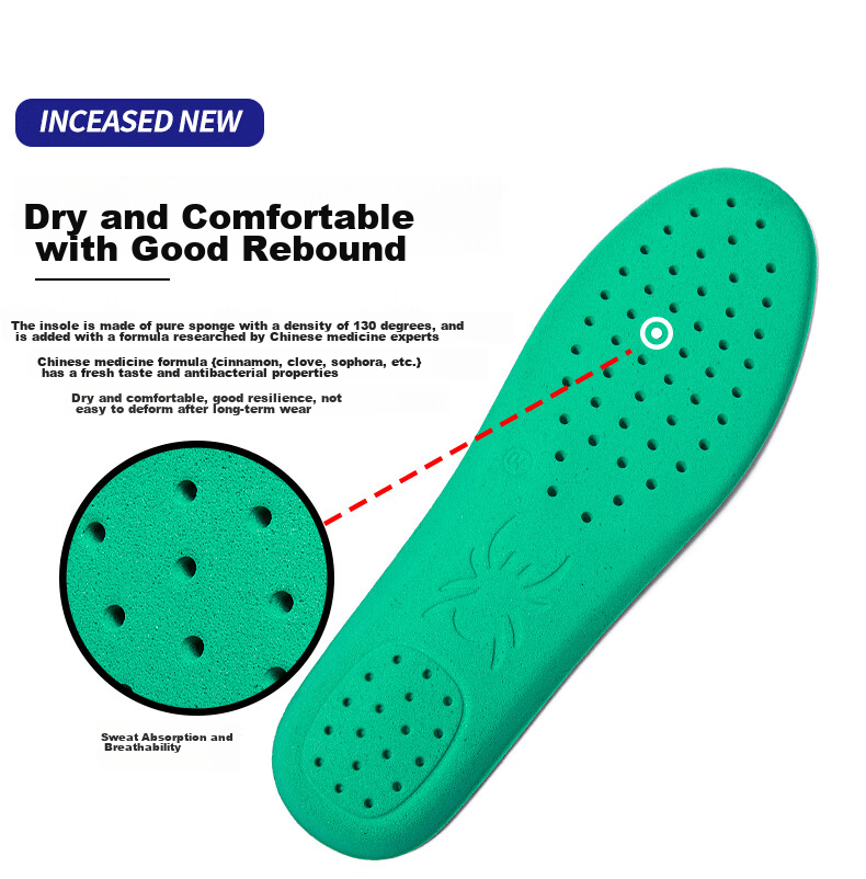 SPIDER KING Leather Shoe Insoles for Men, Business Cowhide Breathable Sweat-Absorbing Shock-Absorbing Sports All-Season Universal, Khaki (Men's) Size 40 5
