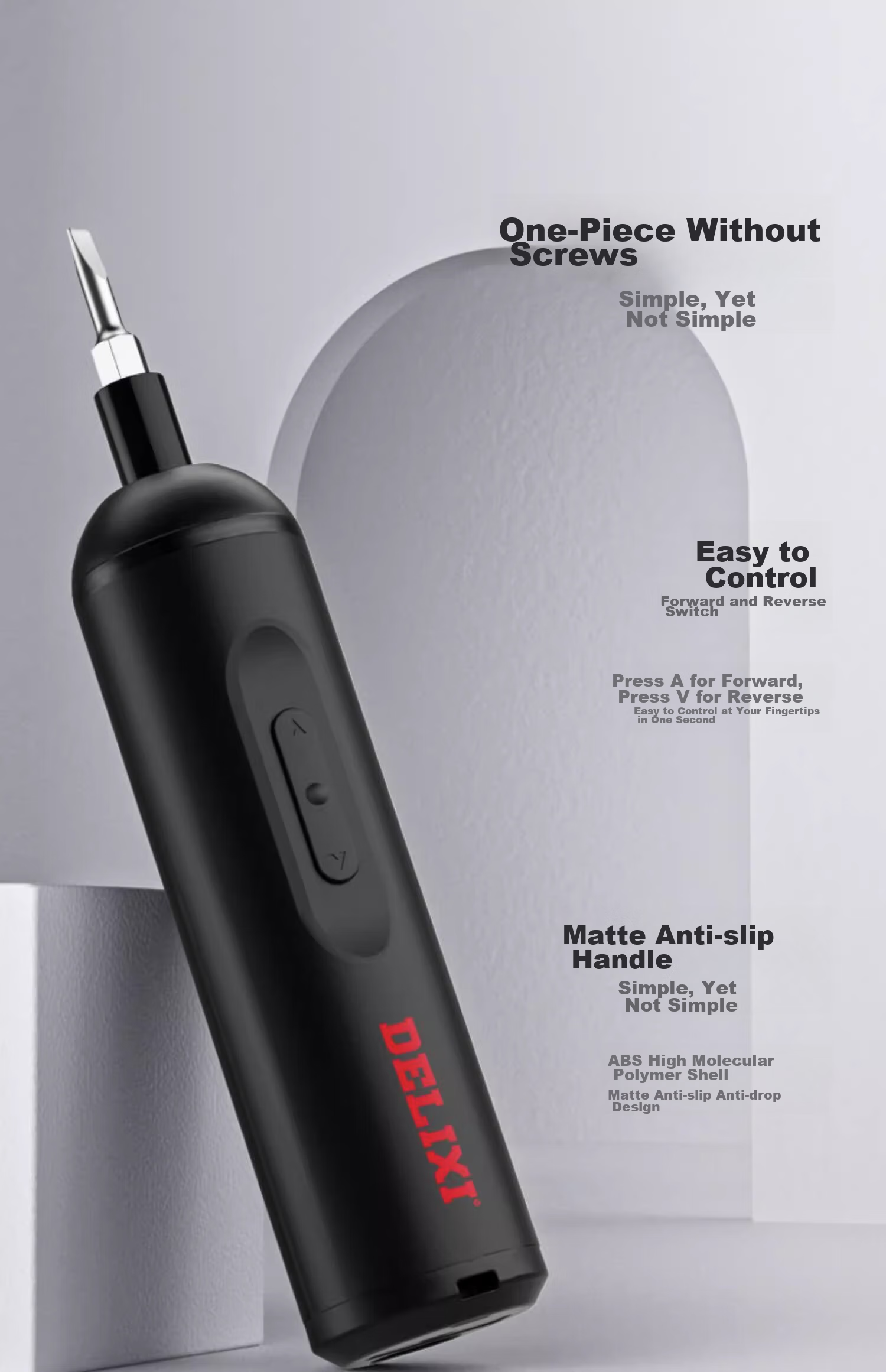 DELIXI ELECTRIC Electric Screwdriver, Portable Mini Multi-Function Rechargeable High-Voltage Insulated Screwdriver, Hand Drill, Electric Rotary Tool for Home Use 16