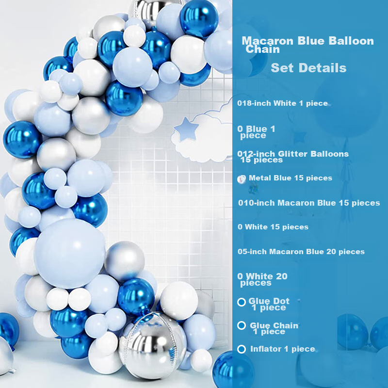 Duomeiyi Balloon Arch, Birthday Scene Decoration, Birthday Balloons, Valentine's Day Props, Party Setup, Macaron Blue
