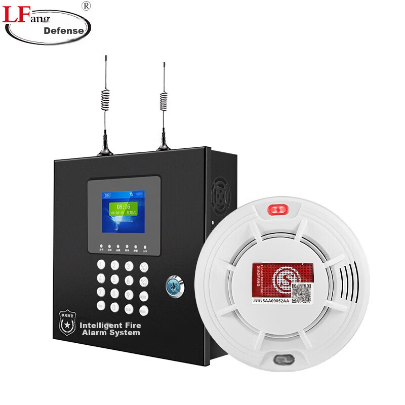LFang PS-GT20 Smoke Alarm, Fire Detector with 3C Certification, Networked System for Fire Detection, One-To