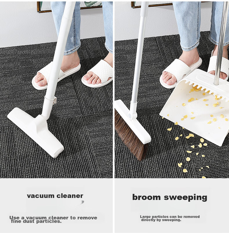 Boneng Commercial Office Carpet, Hotel Conference Room High-End Specialized Square Tile Carpet, Large Area, 8 Pieces Per Set 9