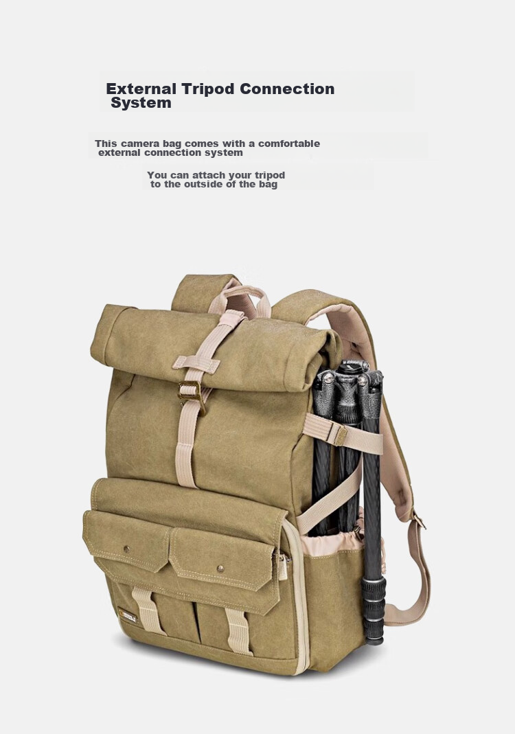National Geographic NG 5170 DSLR And Mirrorless Camera Professional Photography Bag Medium-Sized Backpack Earth Explorer Series Travel Multifunctional Portable 11
