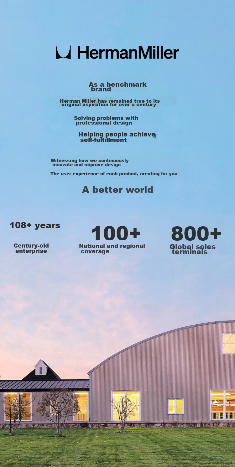 HERMAN MILLER CBS & Jingxuan Flo Monitor Stand, Computer Stand, Rotating Computer Stand, Desktop Adjustable Arm Support, Black 15