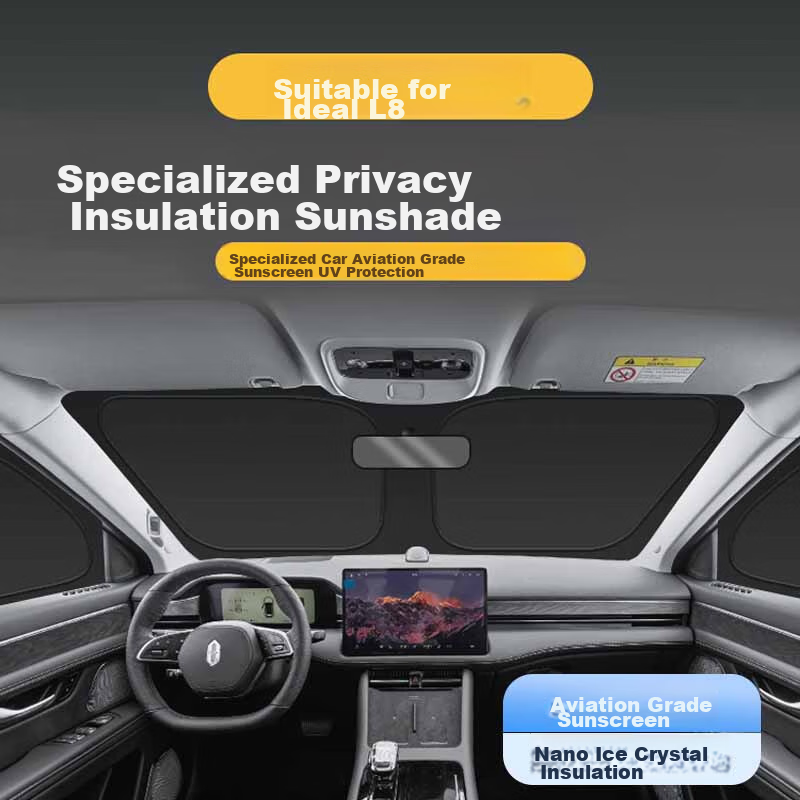 Boergai Dedicated L8 Car Sunshade, In-Car Privacy Curtain, Window Sunshade, Car Sun Protection And Heat Insulation Modification Accessories