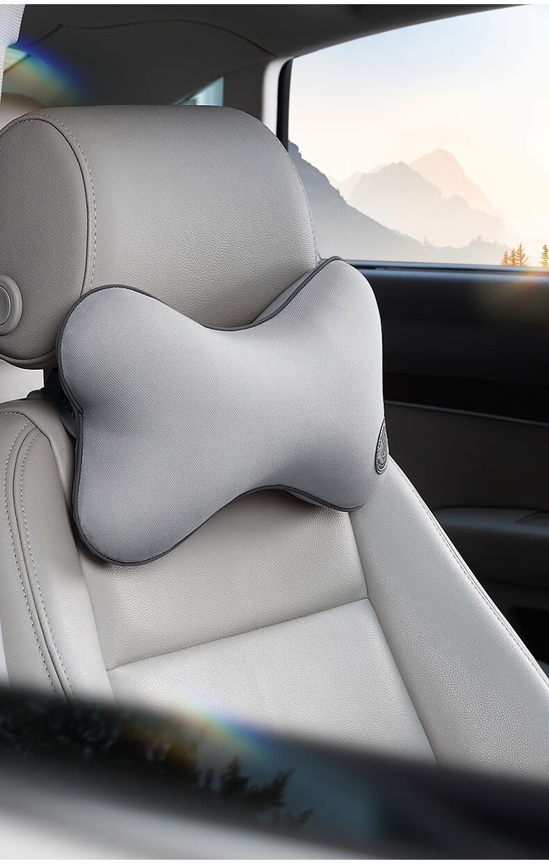 GiGi Car Headrest, G-1063 Space Memory Foam Bone Pillow, Vehicle Neck Pillow, Headrest, Apricot Color 12