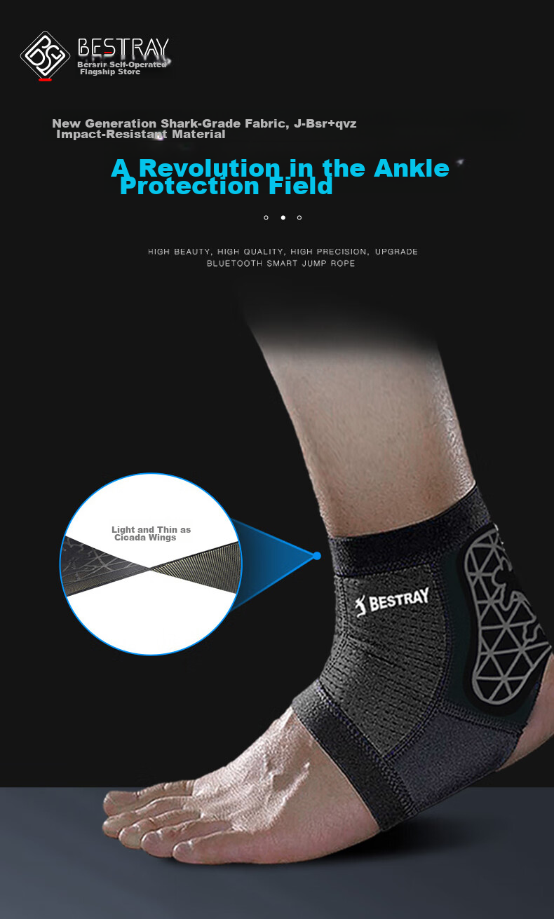 Bestray Ankle Support Brace for Sports, Sprain Prevention, Post-Injury Stabilization, Basketball, Soccer, Running, And Sprain Protectio 5