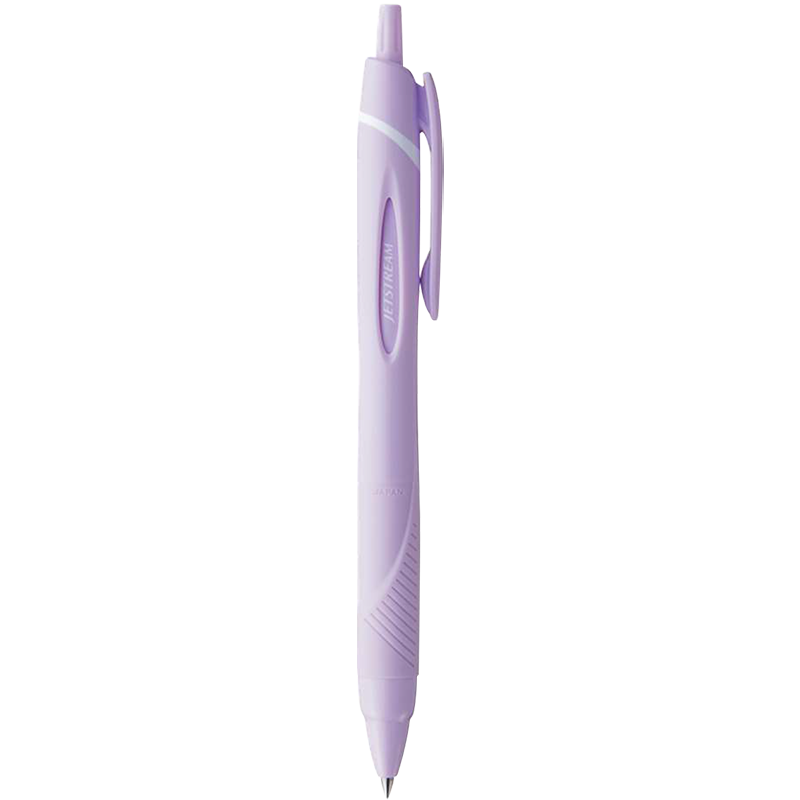 Uni Mitsubishi JETSTREAM Series Retractable SXN-150 Bullet Tip Push-Button Ballpoint Pen for Students And Office Use, Medium Oil Pen 0.7mm Soft Purple Barrel