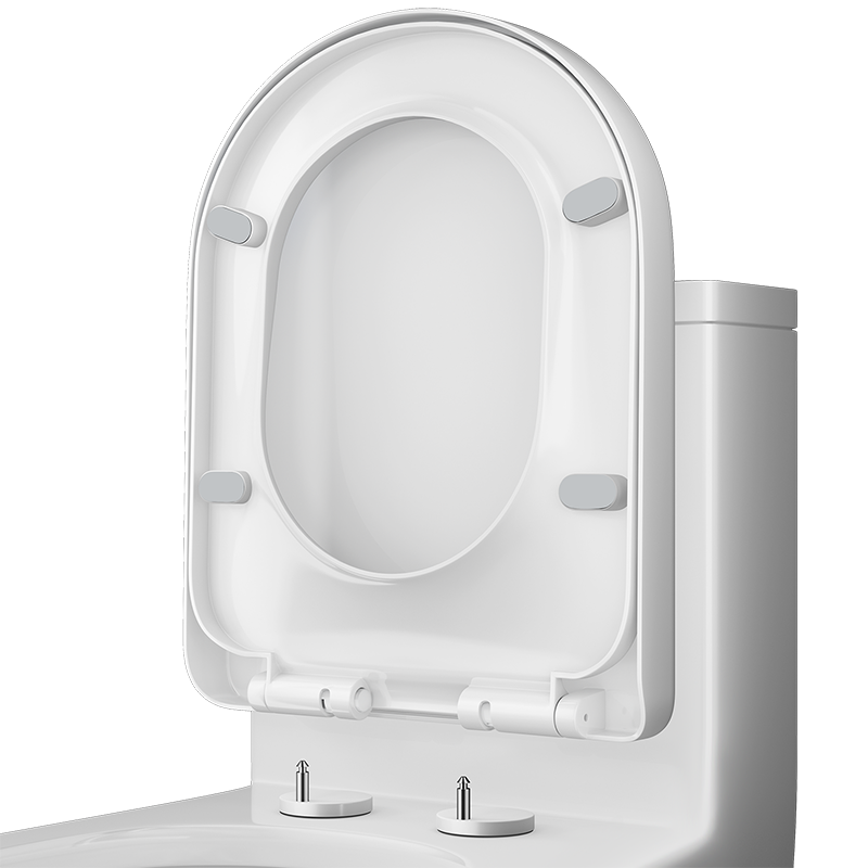 Larsd Toilet Seat, Universal U-Shaped Thickened Toilet Cover Accessory, Old-Style Quick-Release Toilet Ring, Toilet Seat Cover U08