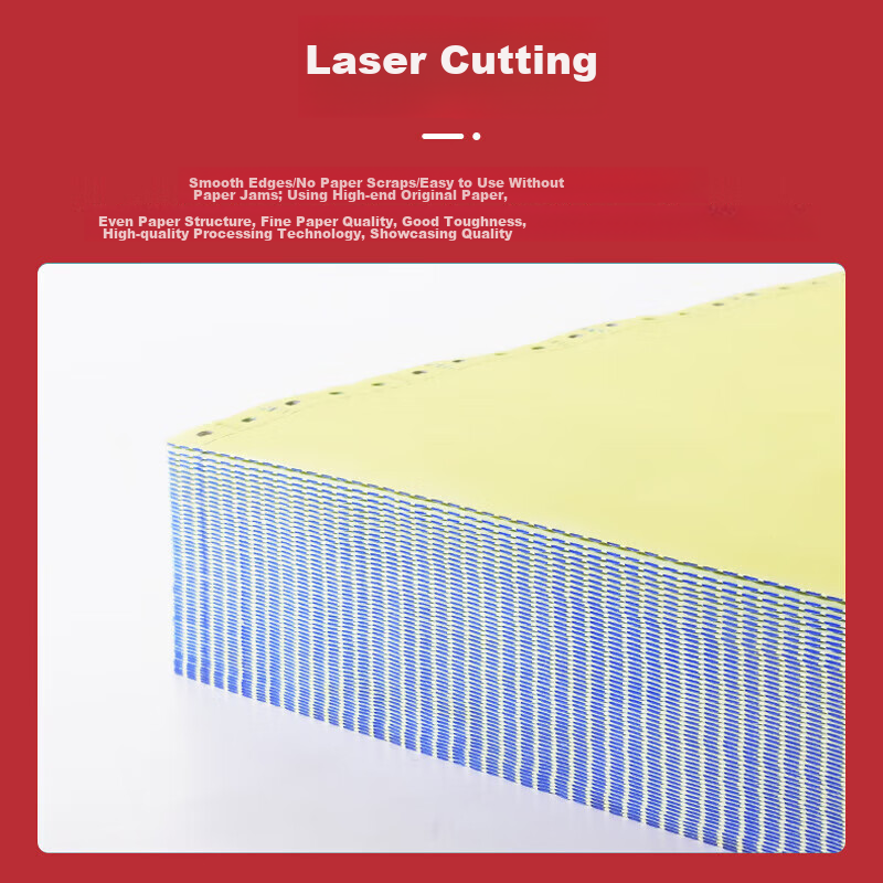 科林(kelin)红科林打印纸 五联三等分针式可撕边电脑打印纸 彩色(白红蓝绿黄)1000页/箱241-5-1/3CS	