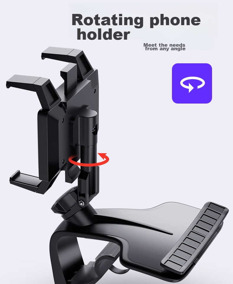 Kylie Car Phone Holder, Dashboard Mount, Car GPS Navigation Stand, Multifunctional Creative Temporary Parking Sign Holder, In-Car Direct View Universal Rearview Mirror Mount, Car Accessory 13
