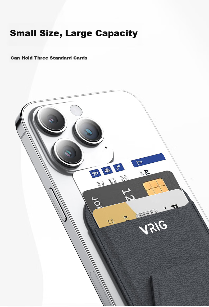VRIG MG-22 Magnetic Magsafe Phone Holder Foldable Rotatable Multifunctional Travel Stand Compact Convenient Desktop Clip Compatible with iPhone 17 4