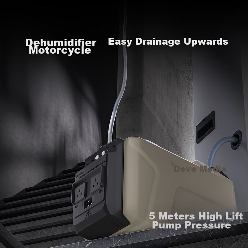 Deye Intelligent Pump Water Base Station, Industrial Dehumidifier External Water Pump, Water Tank Drainage Pump, Basement Villa Upper Drainage Lift Pump DY-P12L