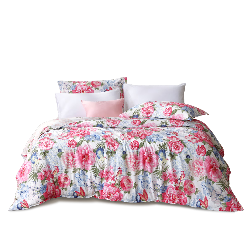 FUANNA Cotton Bedding Set, 100% Pure Cotton, Includes Bed Sheet And Duvet Cover, Single Or Double Size, 203×229cm, Home Furnishing