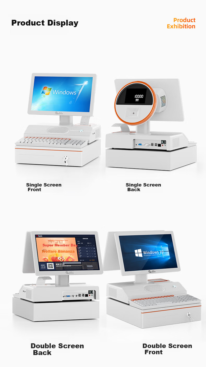 AOKIA POS800 All-In Cash Register for Retail, Supermarket, Convenience Store, Tobacco And Liquor Shop, Restaurant, Food Ordering, Payment Processing, QR Code Scanning Software, Cashier Computer, And Member Management System 21