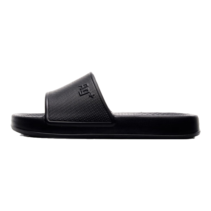 GUOLUOFEI Ag Antibacterial Slippers for Men And Women, Summer Stepping-In Feeling Couple Bathroom Shower Outdoor Sandals, Black, Size 44-45