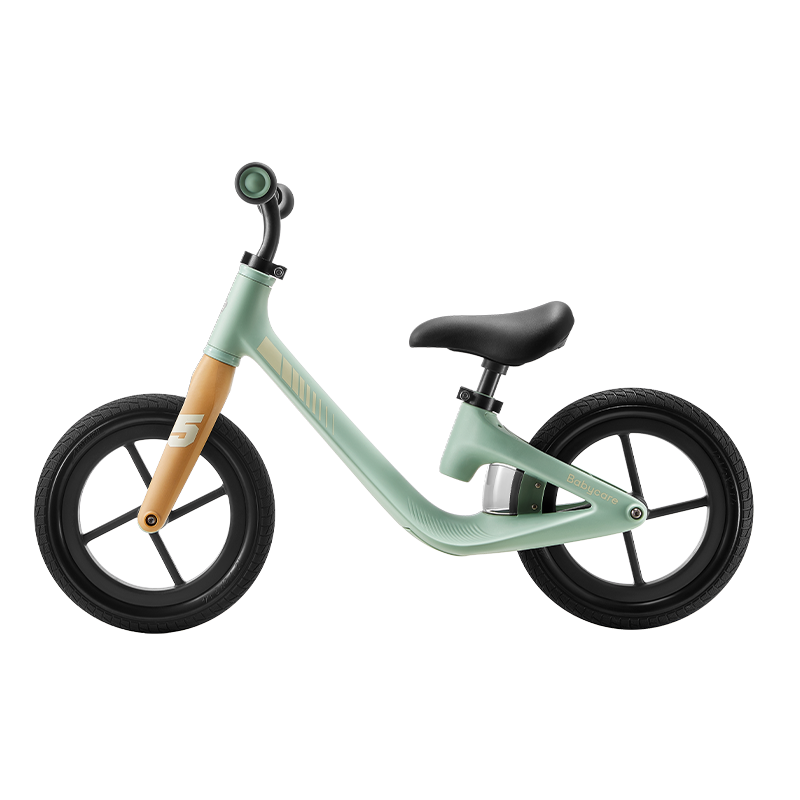 Babycare Children's Balance Bike for Ages 3-6, Toddler Scooter, No Pedal Self-Propelled Bike, 12-Inch, Spirulina Gree