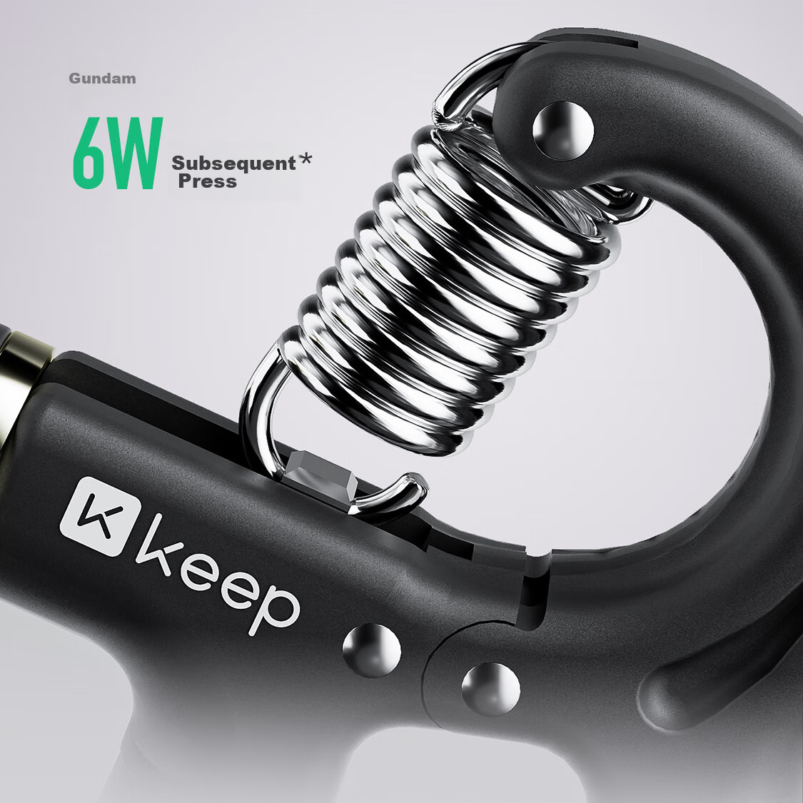 Keep Adjustable Grip Strengthener, Hand Exerciser for Men's Rehabilitation, Wrist Ball for Children's Arm Training Exercise, Black 20