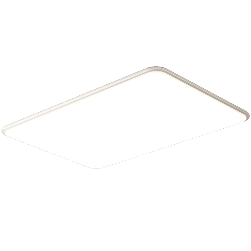 ARROW Walnut Color Ceiling Light with Original Philips Light Source, Vintage Wood Style, Whole House Smart Package