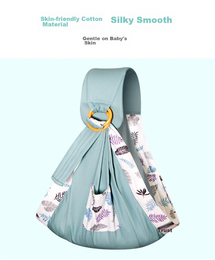 Aibaoshi Baby Carrier Mesh Breathable Multifunctional Nursing Cloth Horizontal Front-Facing Baby Carrier M629 with Drool Bib 4