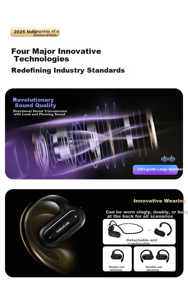 IndoorLink Wireless Tour Guide System for One-To Government And Enterprise Reception, Factory Tours, Exhibition Halls, Project Inspections, High-End Business Meetings, And Team Guiding 2