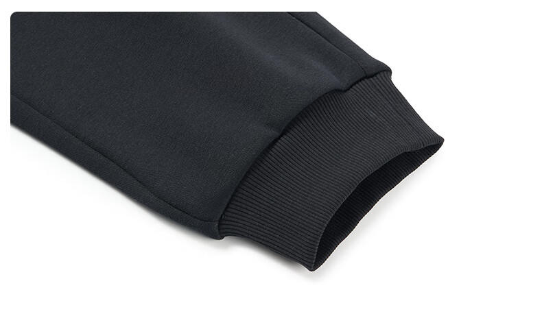 ERKE Children's Clothing, Boys And Girls Long Pants, Kids Thick Knitted Trousers, Warm, Black, Size 140 31