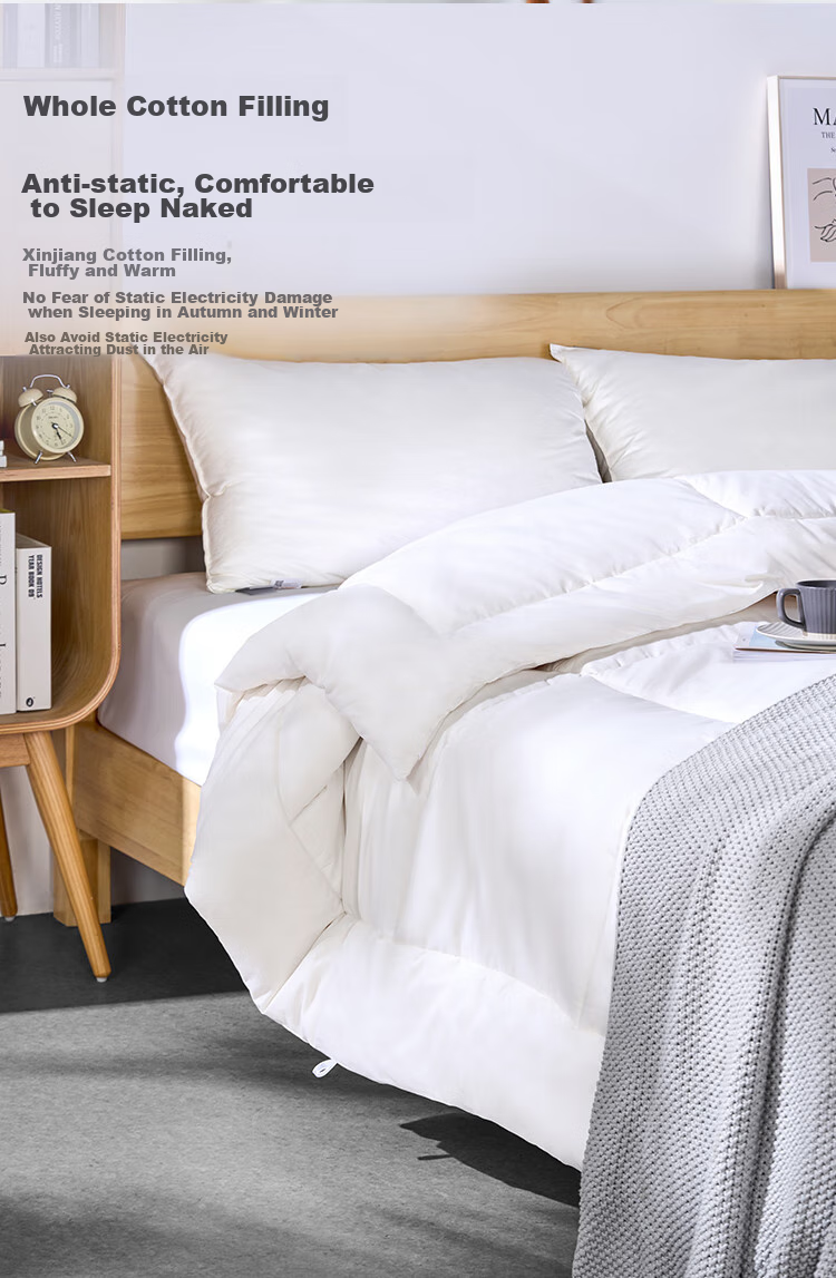 One's Member 100% Natural Xinjiang Cotton Quilt, Pure Cotton Comforter, Winter Thick Warm Blanket, No Mesh, All-Cotton Filling, 2.0x2.3 Meters, 8 Ji 5